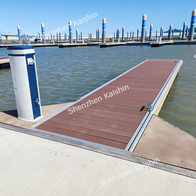 Commercial Floating Docks Marine Floating Platform Anti UV Aluminum Alloy Yacht Pier