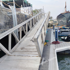 Rubber Fender Floating Dock Gangway Aluminum Marine Dock Ramps Float Pontoon