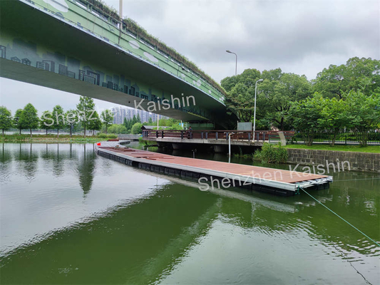 Marine Equipment Aluminium Alloy Main Pontoon And Finger Pontoon 15-20 Year Lifespan