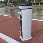 Aluminum Alloy Water Power Pedestal Stainless Steel Water Power Pedestal Dock Power Water Pedestal  For Yacht