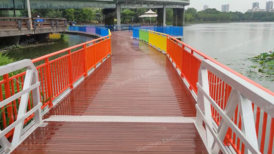 Marine Aluminum Alloy Floating Pontoon Platforms Finger Floating Dock Pile Guide