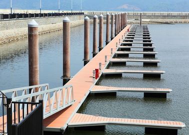Aluminum Alloy Floating Boat Dock With Optional Accessories Marina Floating Walkway Pontoon