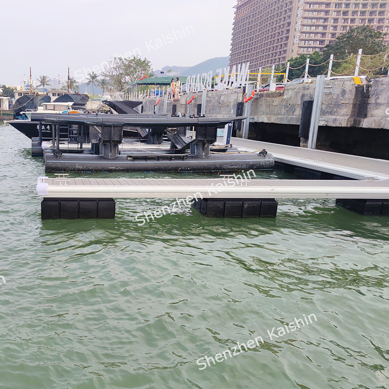 Marine Aluminum Floating Dock WPC Decking Finger Dock Pontoon Pier
