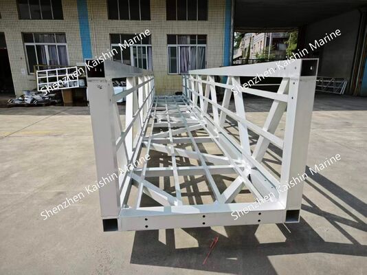 Ponte marítima de liga de alumínio antiderrapante 6061-T6 com capacidade de carga de 400 kg/m2 e vida útil de 15 a 20 anos para ponte de doca flutuante
